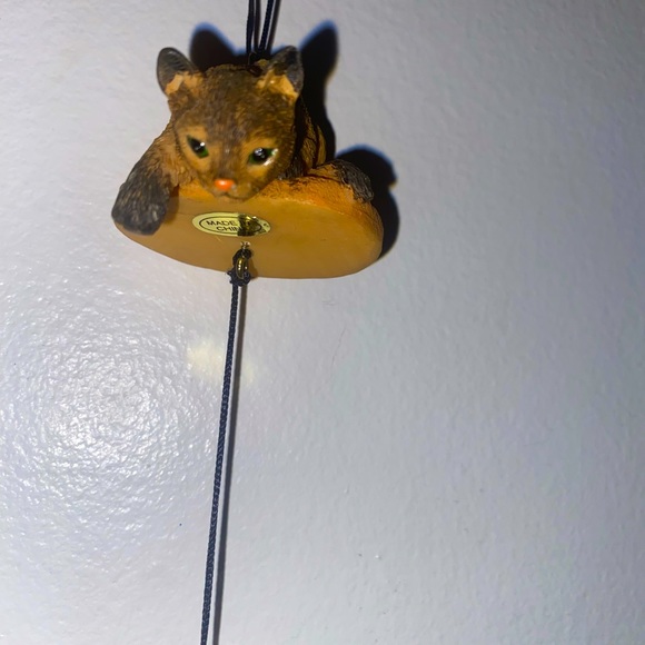 Antique cat and fish  wind chime - Picture 3 of 8